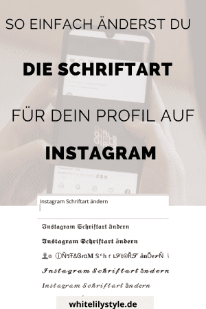 Instagram Schrift ändern - so einfach nutzt du andere Schriftarten auf Instagram1